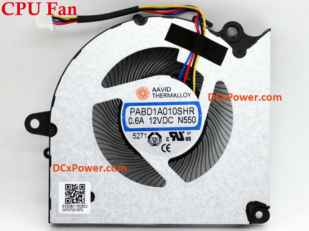 (image for) Laptop Internal Fan for MSI Crosshair 18 HX AI A2XW A2XWFKG A2XWGKG MS-1841 Series CPU GPU Cooling Inside Left Right Cooler Assembly Genuine PABD1A010SHR N550 PABD1A010SHL N551